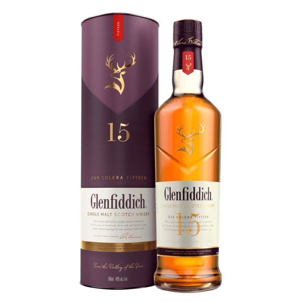 Whisky Glenfiddich Single Malt 15 años 750cc