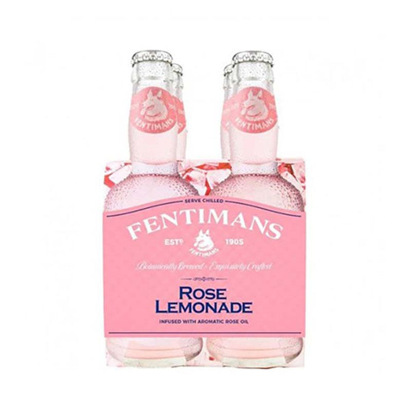 Fentimans Rosé Lemonade Tonic Water 200ml x4