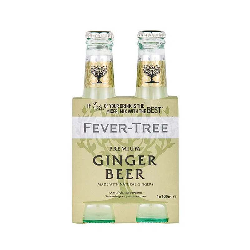 Fever Tree Premium Ginger Beer x4