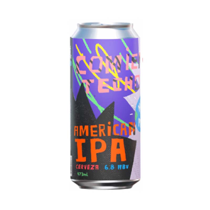 Cerveza Hasta Pronto Comiendo Techo 6.8° American IPA 473cc