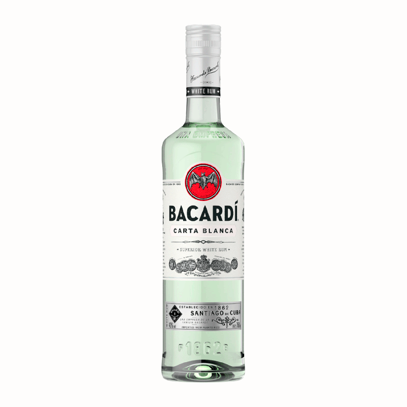 Ron Bacardi Carta Blanca 750cc