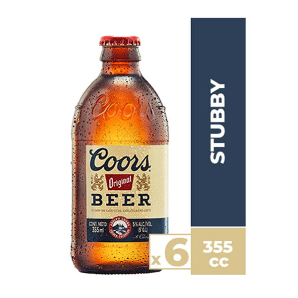 Cerveza Coors 355cc x6