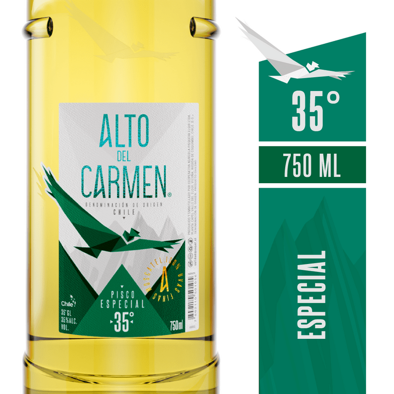 Pisco Alto del Carmen 35° 750cc