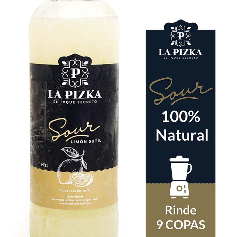 La Pizka Pisco Sour Limón Sutil 1L