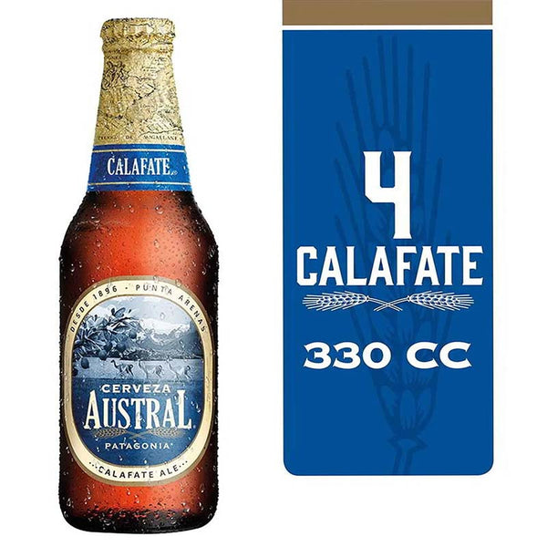 Cerveza Austral Calafate 330cc x4