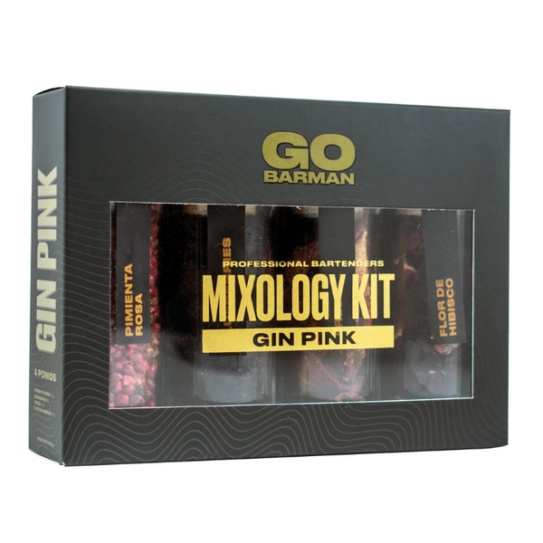 Mini Mixology Kit Gin Pink Go Barman