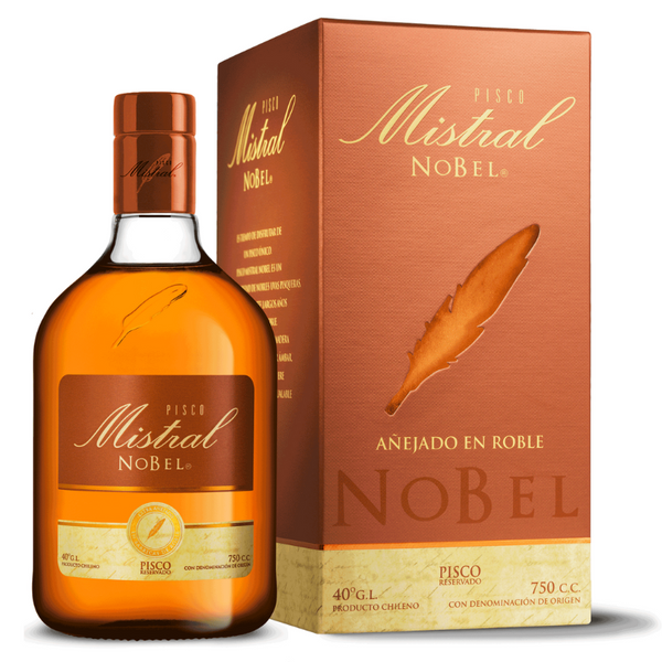 Pisco Mistral Nobel Reservado 40° 750cc