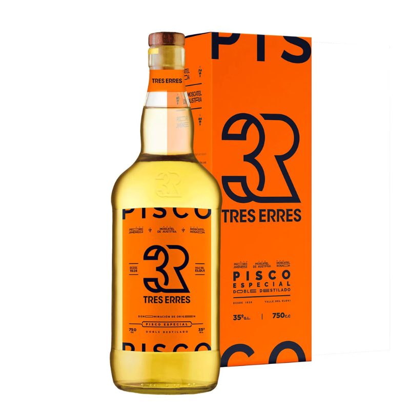 Pisco Tres Erres 35° 750cc